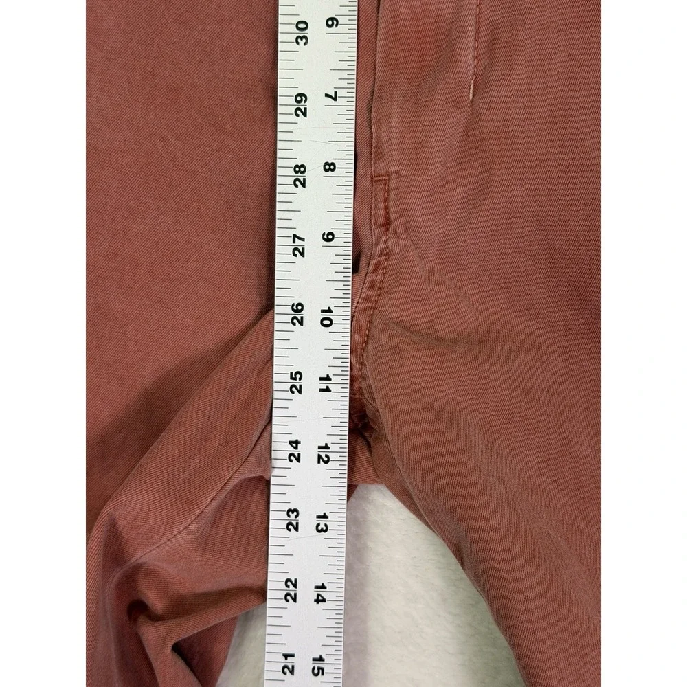 Tommy Bahama Pants Mens 38x32 Pink Salmon Regular Fit Straight Chino Pima Cotton